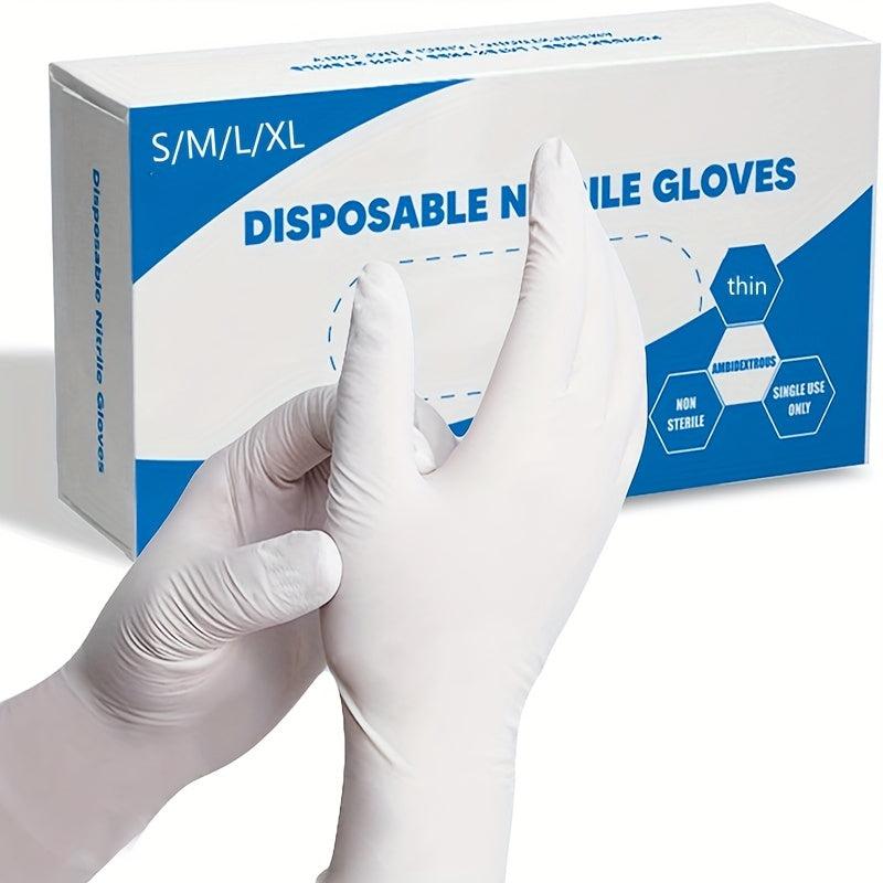 99pcs Disposable Nitrile Gloves Powder And Latex Gloves