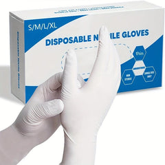 99pcs Disposable Nitrile Gloves Powder And Latex Gloves