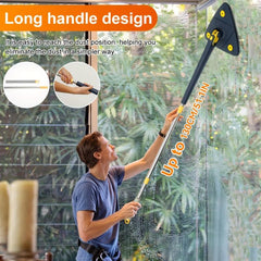 Triangle 360 Rotating Cleaning Mop Telescopic Long Handle Floor Mop