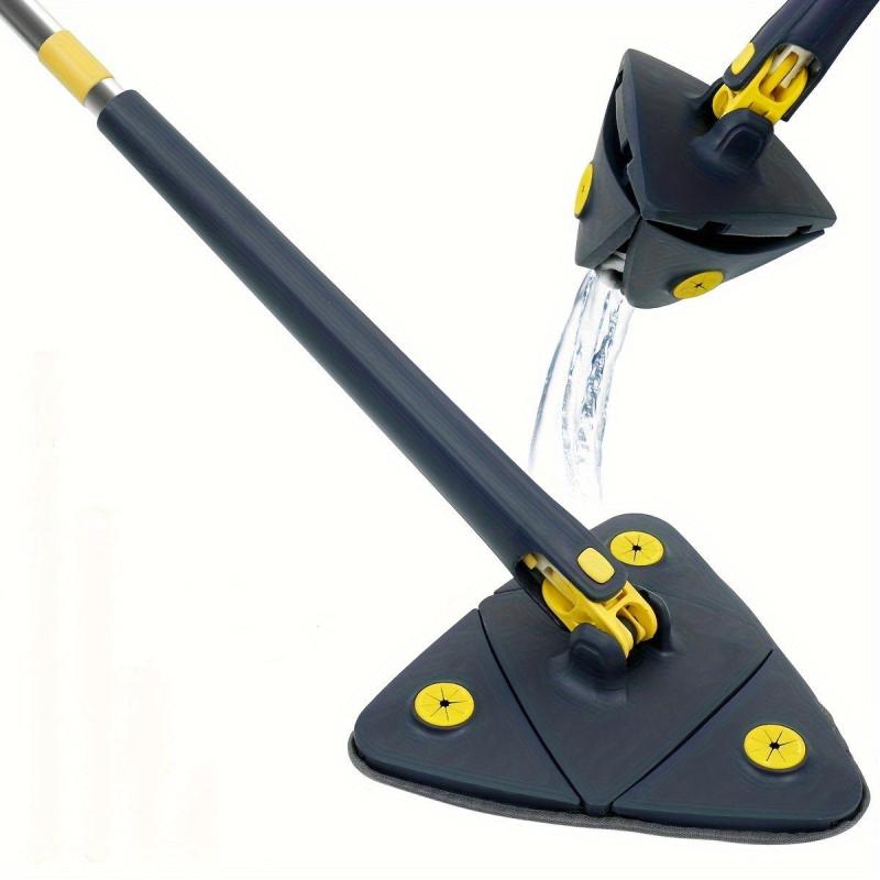 Triangle 360 Rotating Cleaning Mop Telescopic Long Handle Floor Mop