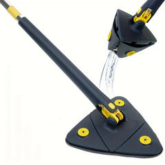Triangle 360 Rotating Cleaning Mop Telescopic Long Handle Floor Mop