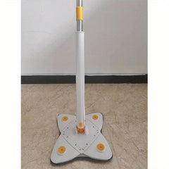 Retractable 360 Rotatable Microfiber Floor Mop for Dead Corner Cleaning