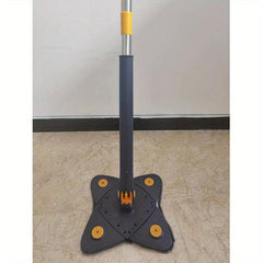 Retractable 360 Rotatable Microfiber Floor Mop for Dead Corner Cleaning