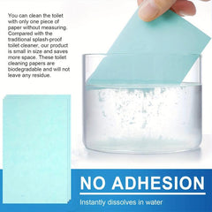 60pcs Water Soluble Toilet Cleaner Tablets - Biodegradable & Stain-Removing
