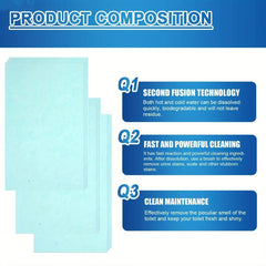 60pcs Water Soluble Toilet Cleaner Tablets - Biodegradable & Stain-Removing