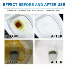 60pcs Water Soluble Toilet Cleaner Tablets - Biodegradable & Stain-Removing