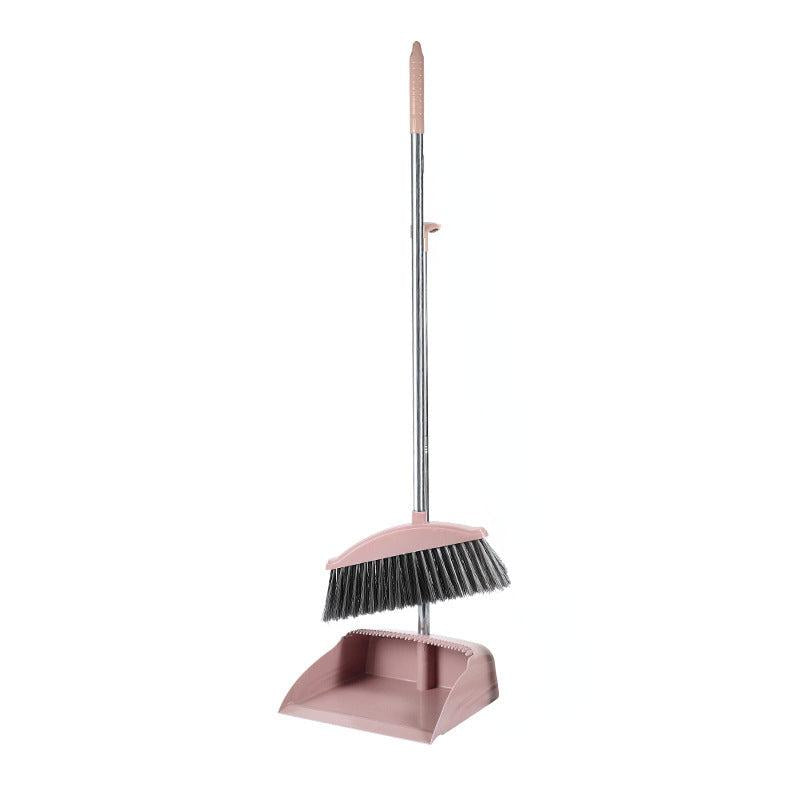 Household Broom And Dustpan Set Long Handle Cleaning Tool