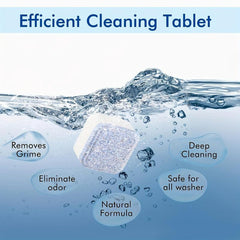 24Pcs Washer Cleaner Effervescent Tablets Deep Cleaning Deodorizer Odor Removal