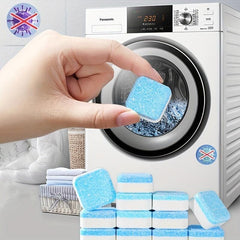 24Pcs Washer Cleaner Effervescent Tablets Deep Cleaning Deodorizer Odor Removal