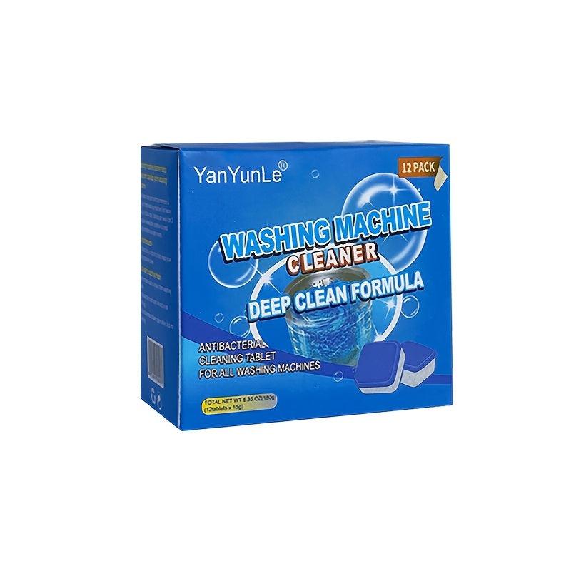 24Pcs Washer Cleaner Effervescent Tablets Deep Cleaning Deodorizer Odor Removal