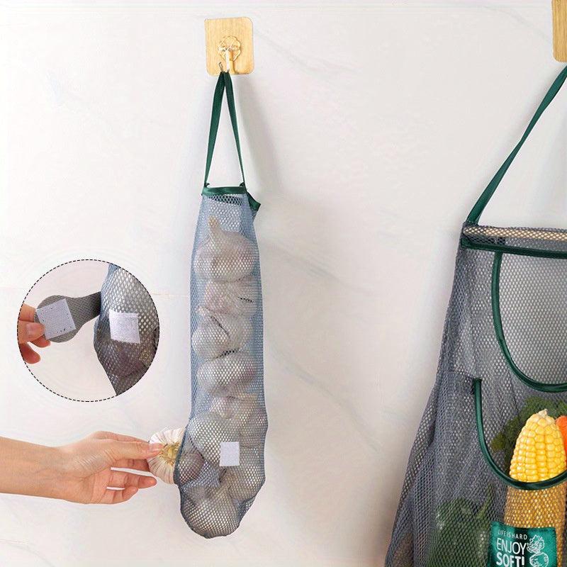 Portable Hanging Storage Net Bag for Fruits and Vegetables