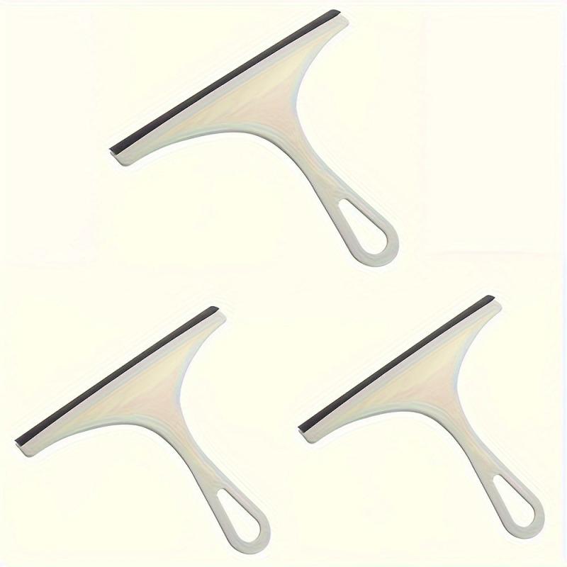 3pcs Handheld Glass Wiper Shower Squeegee Household Cleaning Squeegee