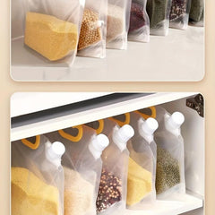 5pcs Rice Hand held Spout Bag Sealed Cereals Beer Preservation Storage Bag