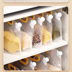 5pcs Rice Hand held Spout Bag Sealed Cereals Beer Preservation Storage Bag