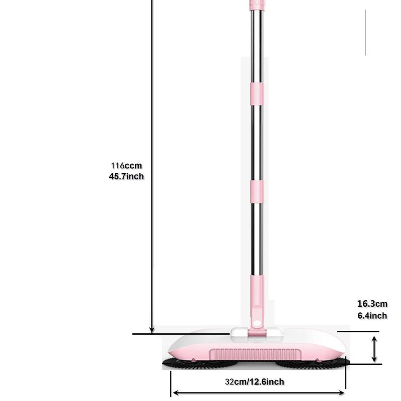 Multifunctional Hand Push Sweeper Vacuum Cleaner - Dry and Wet Use