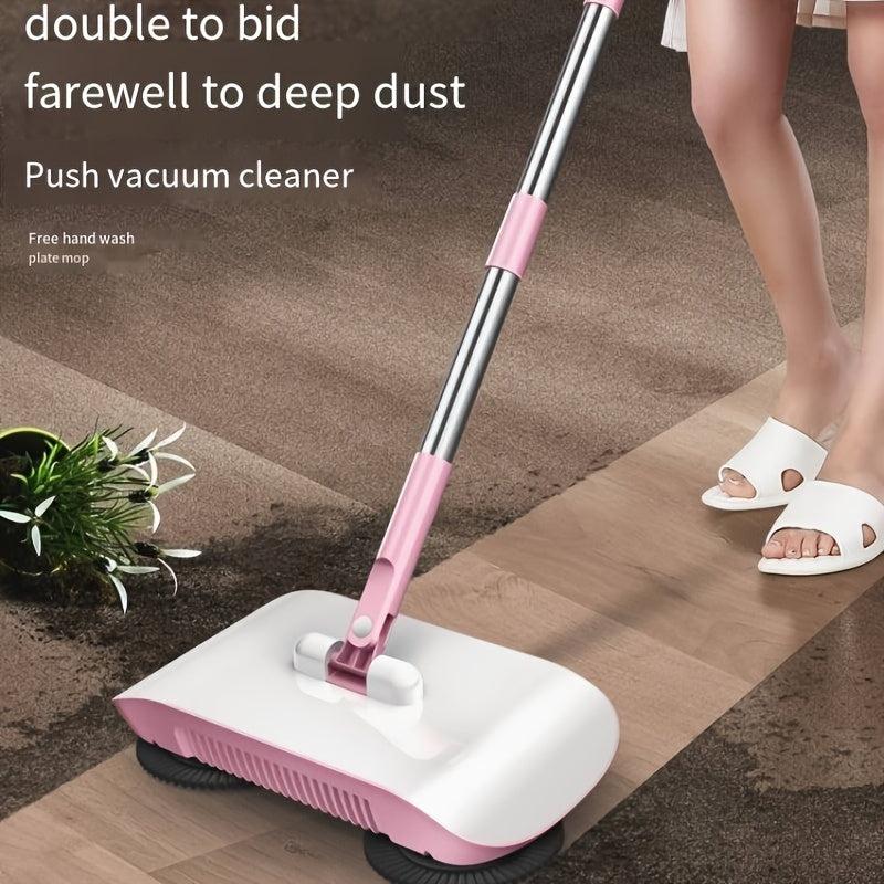 Multifunctional Hand Push Sweeper Vacuum Cleaner - Dry and Wet Use