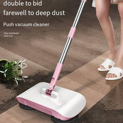 Multifunctional Hand Push Sweeper Vacuum Cleaner - Dry and Wet Use