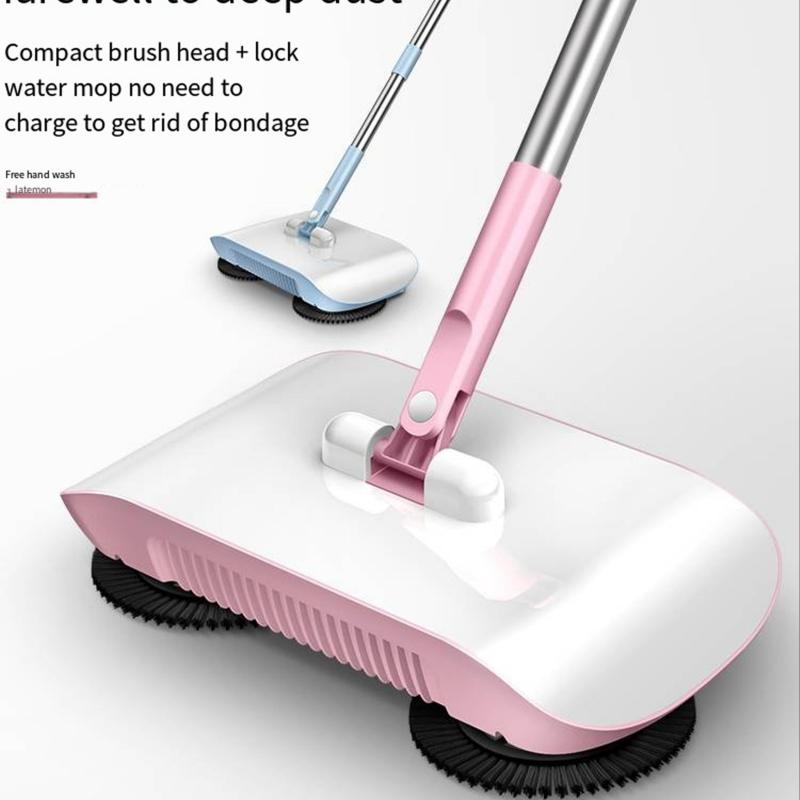 Multifunctional Hand Push Sweeper Vacuum Cleaner - Dry and Wet Use