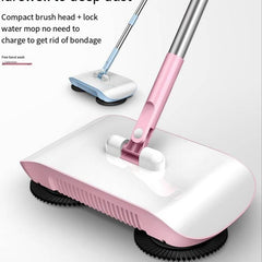 Multifunctional Hand Push Sweeper Vacuum Cleaner - Dry and Wet Use