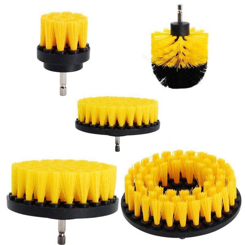6pcs Drill Brush Set Car Detailing Cleaning Kit Household Tool