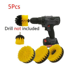 6pcs Drill Brush Set Car Detailing Cleaning Kit Household Tool