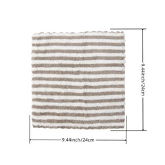 Colorful Striped Hand Towel & Dishcloth Set