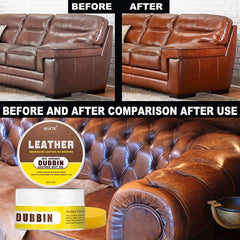 Leather Care Cleaning Balm 110g - Maintenance for Sofa, Bags, Shoes
