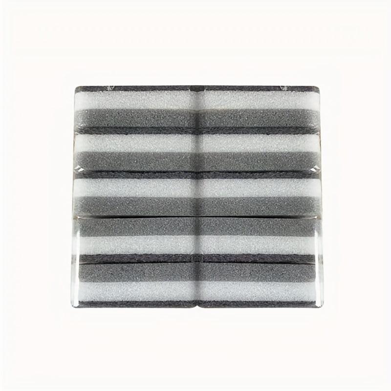 10pcs Dual Sided Kitchen Sponges Grey