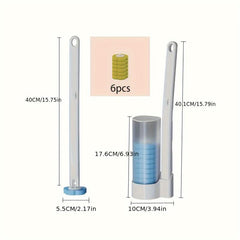 Disposable Bath Brush Long Handle Bathroom Cleaning Tool
