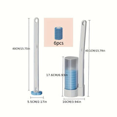 Disposable Bath Brush Long Handle Bathroom Cleaning Tool