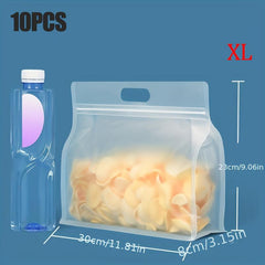 4pcs Reusable Silicone Food Storage Bag Leakproof Container Fresh Bag