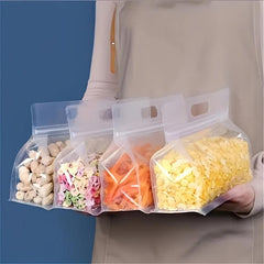 4pcs Reusable Silicone Food Storage Bag Leakproof Container Fresh Bag