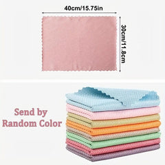 5pcs Miracle Cleaning Cloths Streak-Free & Reusable