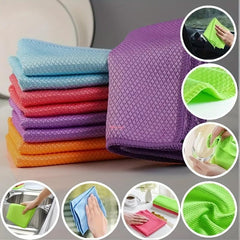 5pcs Miracle Cleaning Cloths Streak-Free & Reusable