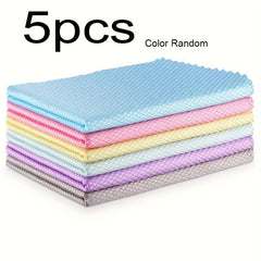 5pcs Miracle Cleaning Cloths Streak-Free & Reusable
