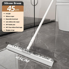 Magic Broom 3 Strips Rotating Floor Scraper Bathroom Window Squeegee