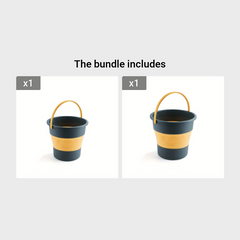 1pc Plastic Folding Bucket Household Convenient Multifunctional