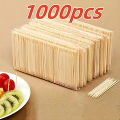 1000pcs Double-headed Bamboo Toothpicks Disposable Wooden Toothpicks
