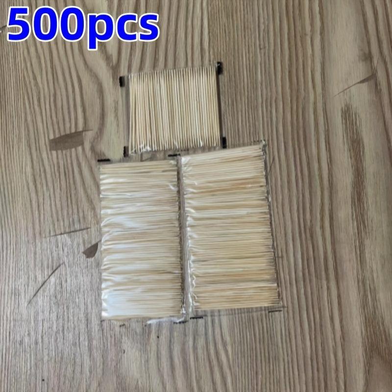 1000pcs Double-headed Bamboo Toothpicks Disposable Wooden Toothpicks