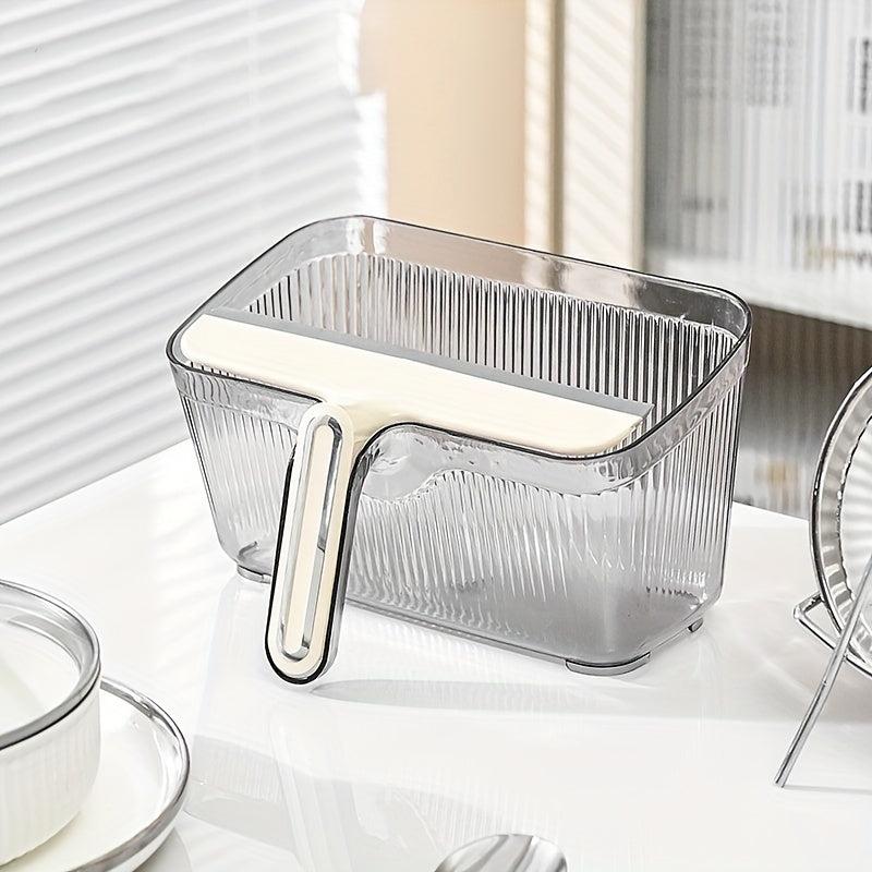 Glass Wiper Squeegee & Garbage Can Set - Multifunctional Desktop Cleaning