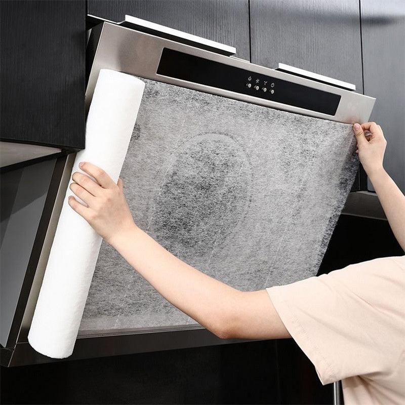 Range Hood Cover High Temp Resistant Kitchen Filter Film