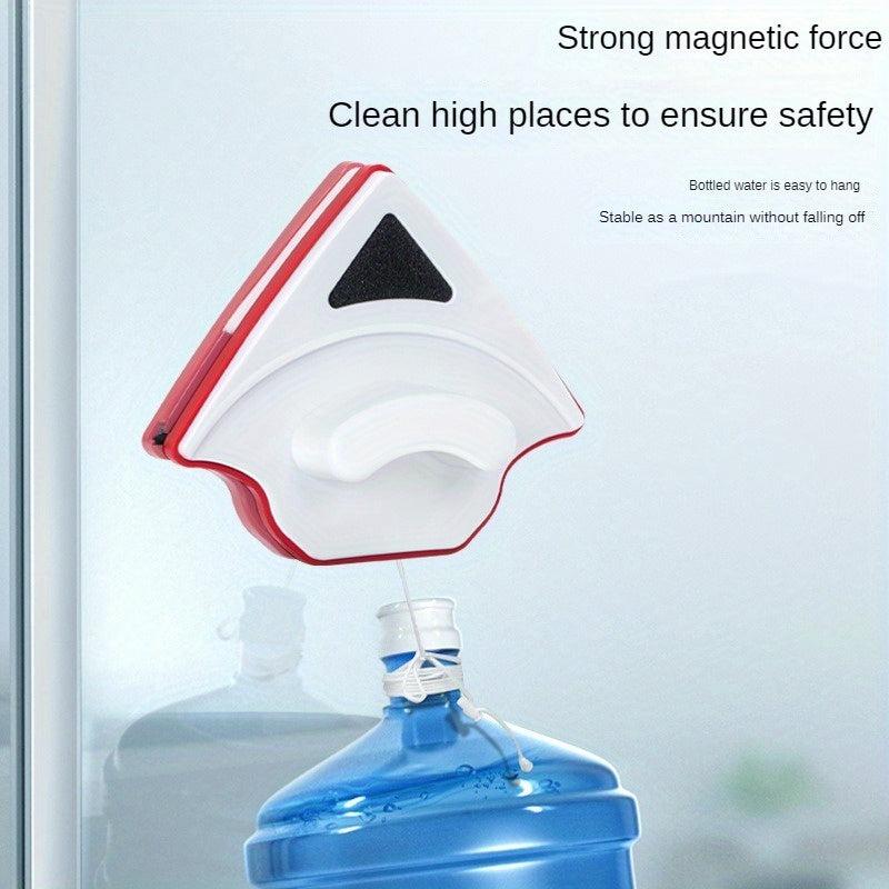 Household Magnetic Window Cleaner Double-sided Triangle Magnetic Glass Wiper