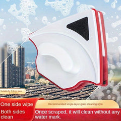 Household Magnetic Window Cleaner Double-sided Triangle Magnetic Glass Wiper
