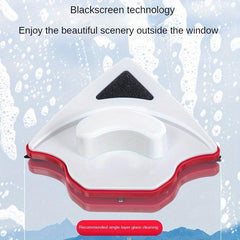 Household Magnetic Window Cleaner Double-sided Triangle Magnetic Glass Wiper