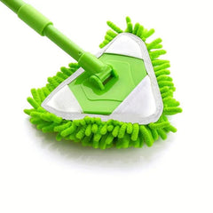 Mini Mop Triangle Dust Brush Spin Scrubber Cordless Bathroom Scrubber