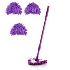 Mini Mop Triangle Dust Brush Spin Scrubber Cordless Bathroom Scrubber