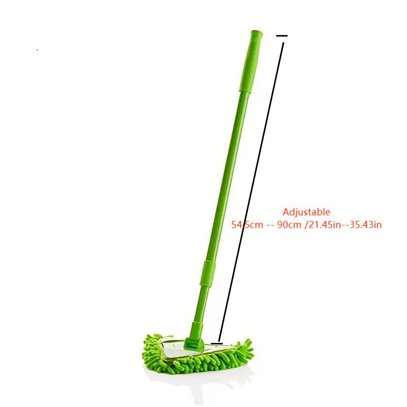 Mini Mop Triangle Dust Brush Spin Scrubber Cordless Bathroom Scrubber