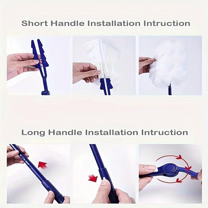 20pcs Replacement Electrostatic Duster Heads - Household Dust Removal Brush