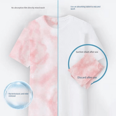 100pcs Absorbing Sheets Prevent Clothes Stains Cleaning Supplies
