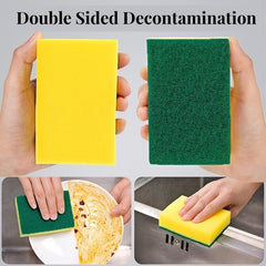 10pcs Non-Scratch Cleaning Sponges Kitchen Bathroom Utensils Essentials